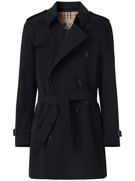 engelhorn kensington burberry|Short Kensington Heritage Trench Coat in Black .